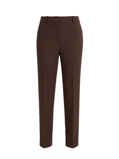 pantalone completo in gambardina testa di moro P.a.r.o.s.h. | D233029LILIUXY26086 TESTA DI MORO